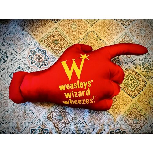 фото Мягкая игрушка фигурка плюшевая перчатка weasley' wizard wheezes гарри поттер