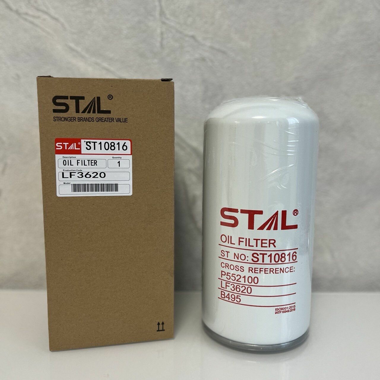 Фильтр масляный STAL ST10816 (P551016 P552100 LF3620 LF3671 C6520 C6537 C0029 23527033 23530573) — фото 4
