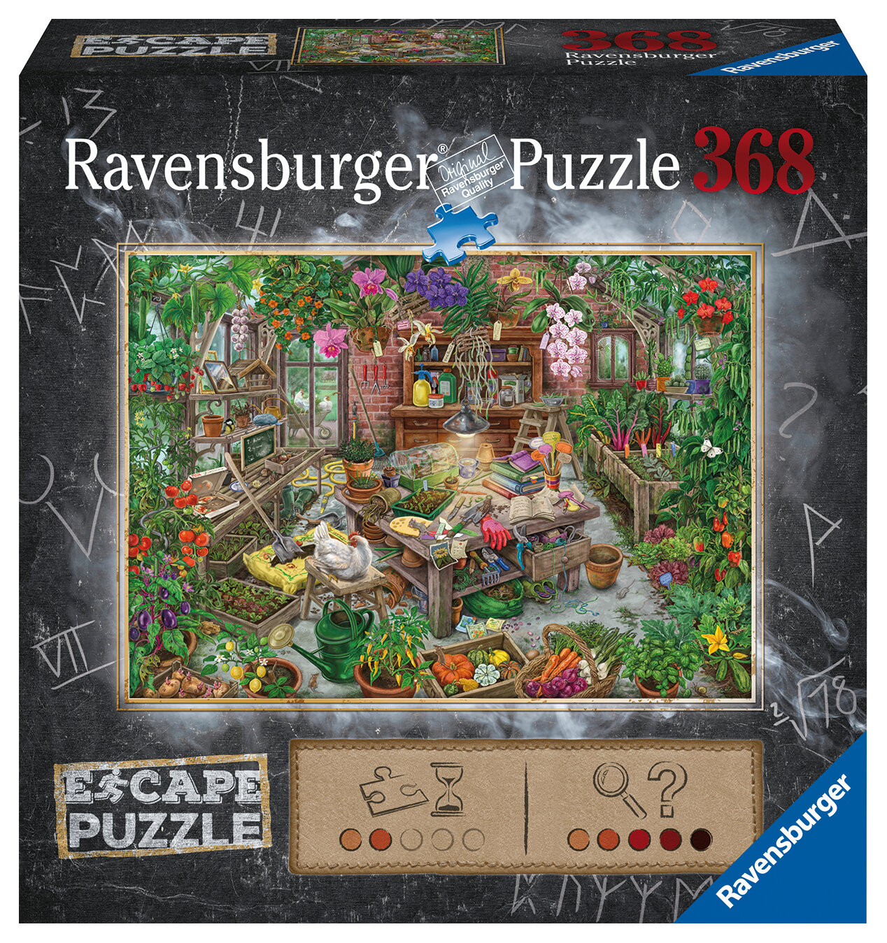 Пазл-квест Ravensburger «Оранжерея», 368 эл.