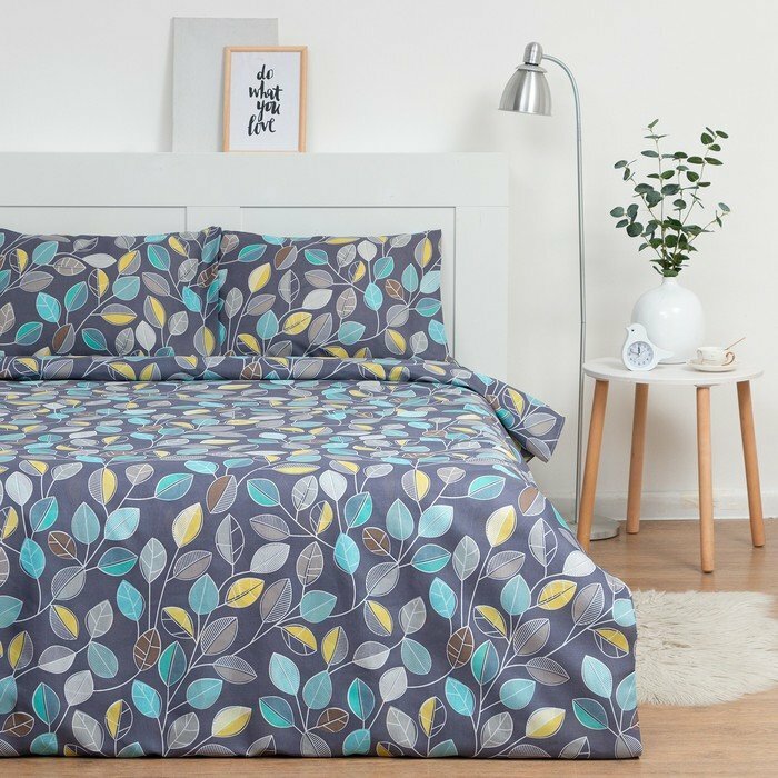 фото Постельное бельё 1,5сп Экономь и Я «Осенний лес» 143х215см, 145х214см, 50х70см-1 шт, 60 г/м2, микрофибра