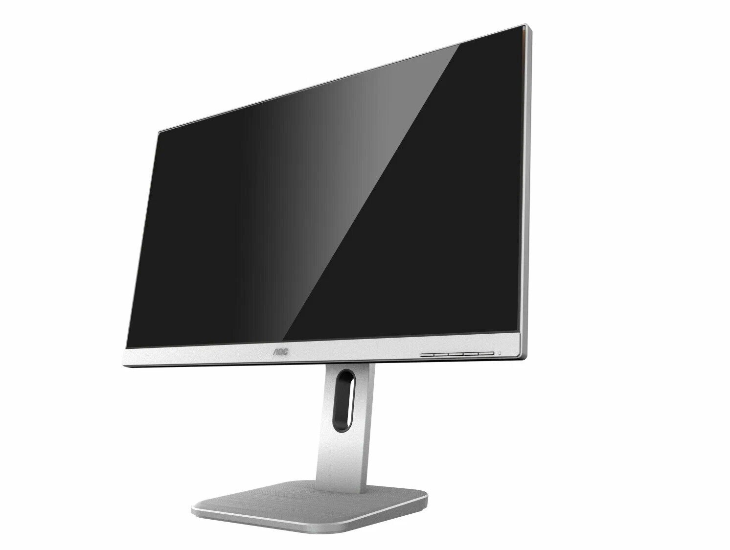 23.8" Монитор AOC 24P1, 1920x1080, 76 Гц, IPS, серебристый