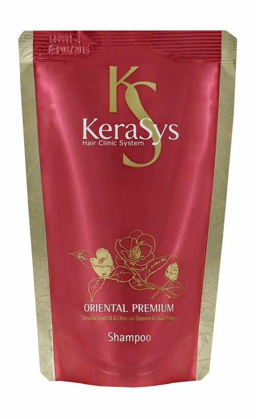 Рефил шампуня для волос с маслом камелии и кератином / Kerasys Oriental Premium Shampoo Refill
