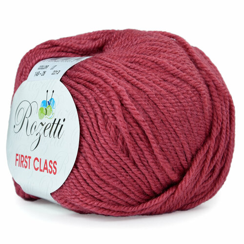 фото Пряжа rozetti first class. 50% мериносовая шерсть, 50% микрофибра, 50гр/115м, (149-26 коралловый) 1 упаковка (10 мотков)