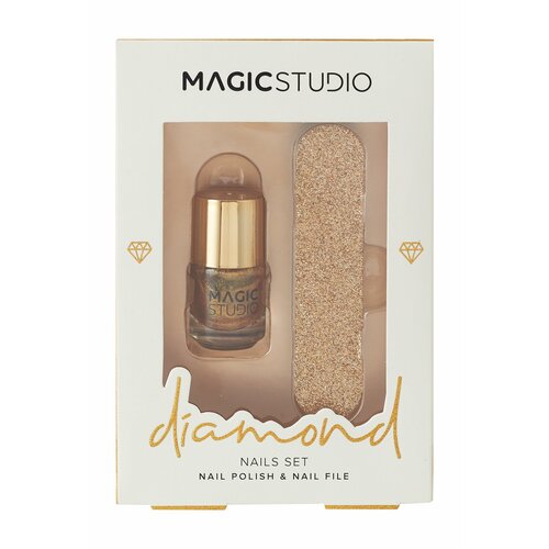 MAGIC STUDIO Мини-набор для ногтей Diamond (Лак для ногтей 2,5 мл + Пилочка)