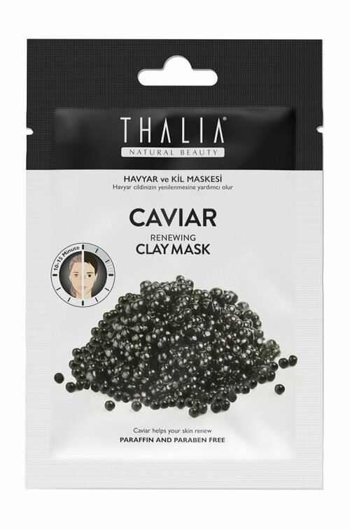 Восстанавливающая глиняная маска для лица с экстрактом икры / Thalia Natural Beauty Caviar Renewing Clay Mask