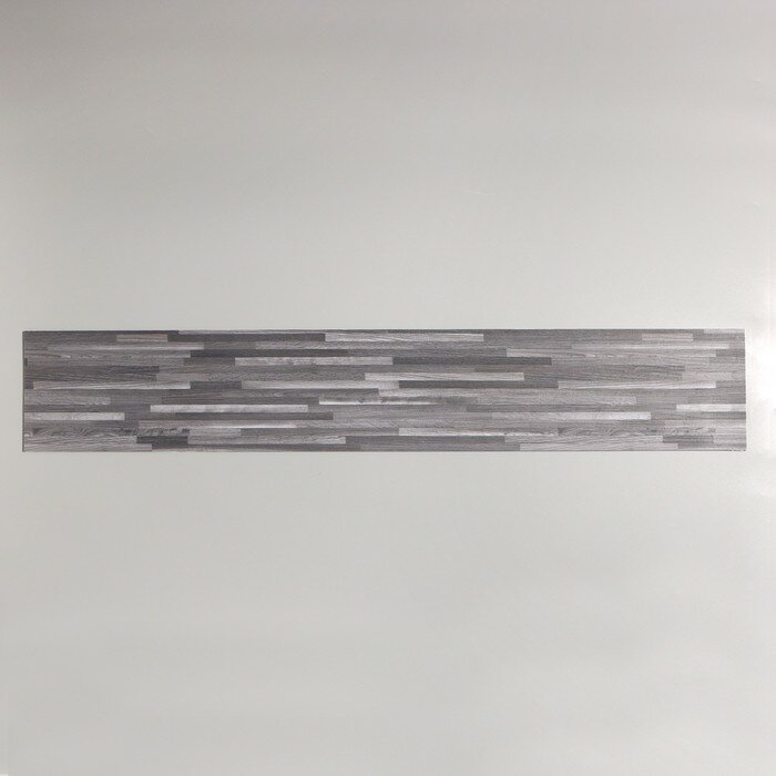 фото Плитка виниловая самоклеящаяся 91*15см светлый ламинат