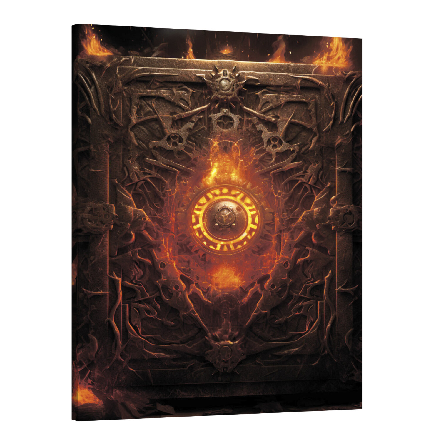 Интерьерная картина 50х70 "Гримуар: запретные знания"