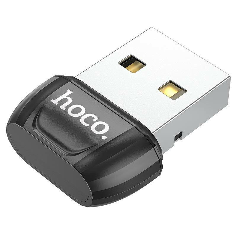 Bluetooth передатчик, Hoco, USB-Bluetooth 5.0 адаптер, черного цвета