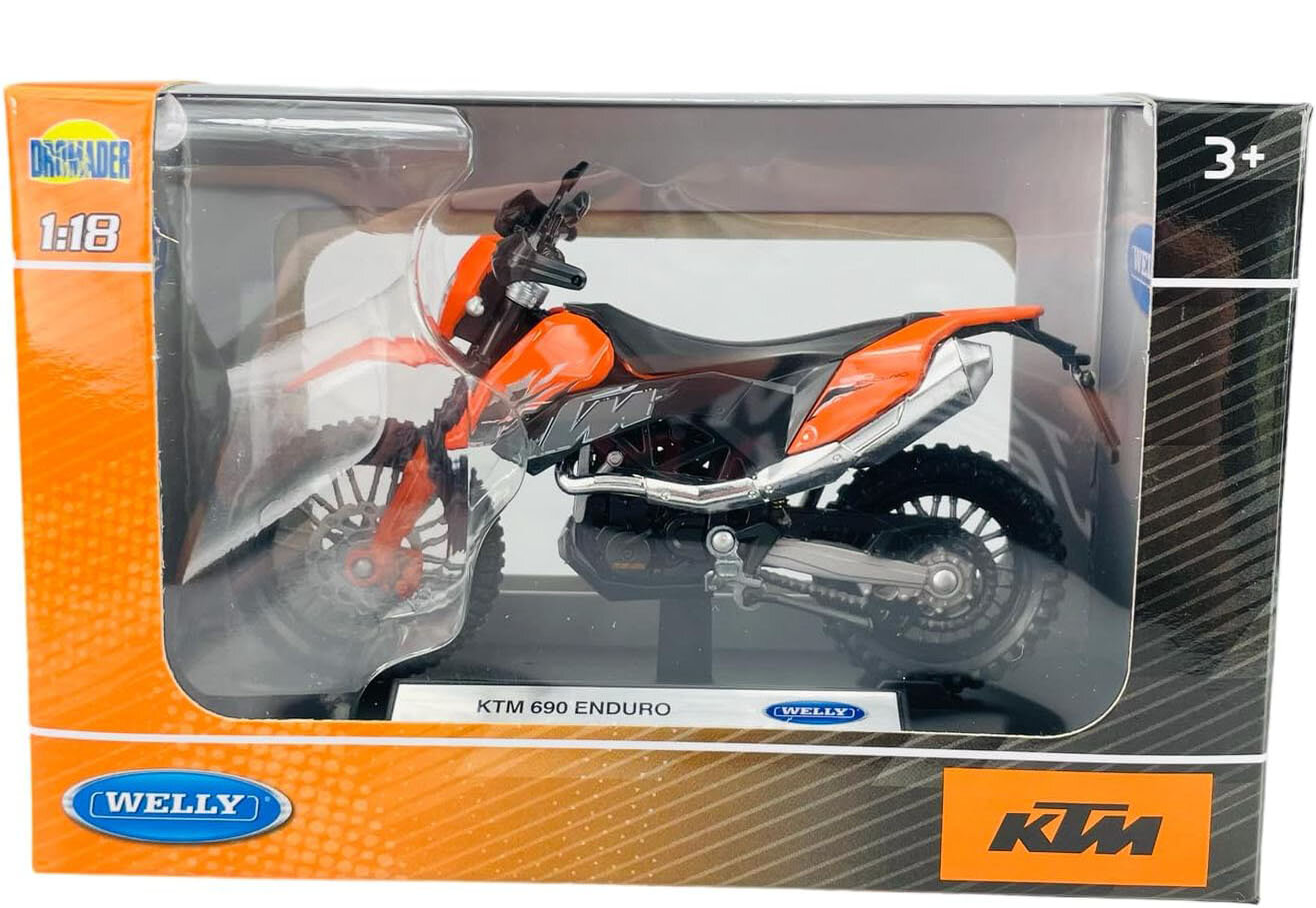 Мотоцикл WELLY KTM ENDURO 690 1:18 12816PW