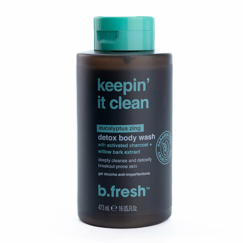 B.FRESH, Детокс-гель для душа keepin’ it clean, 473 мл