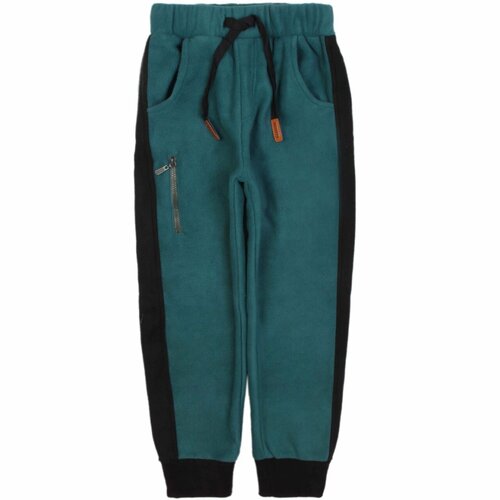 фото Брюки bonito kids, размер 146, зеленый