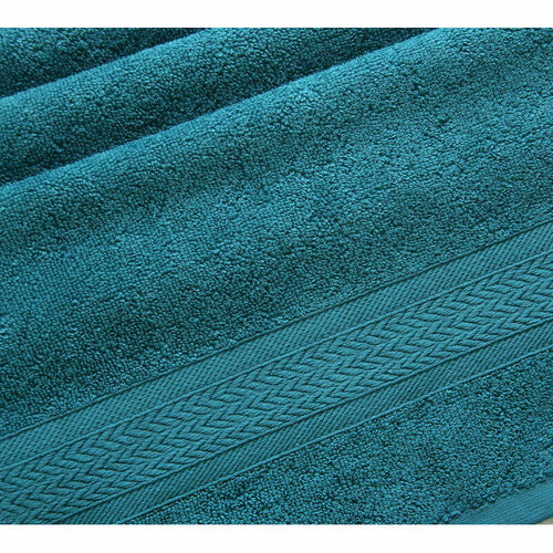 Полотенце 50х90 см махровое (Oqtosh Tekstil) Утро морская волна