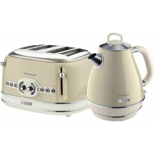Кухонный набор с чайником и тостером Ariete ARPK21 Retro Style Cream 3960000₽