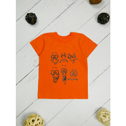 Футболка BabyMaya, размер 28/98, оранжевый футболка babymaya размер 28 98 белый