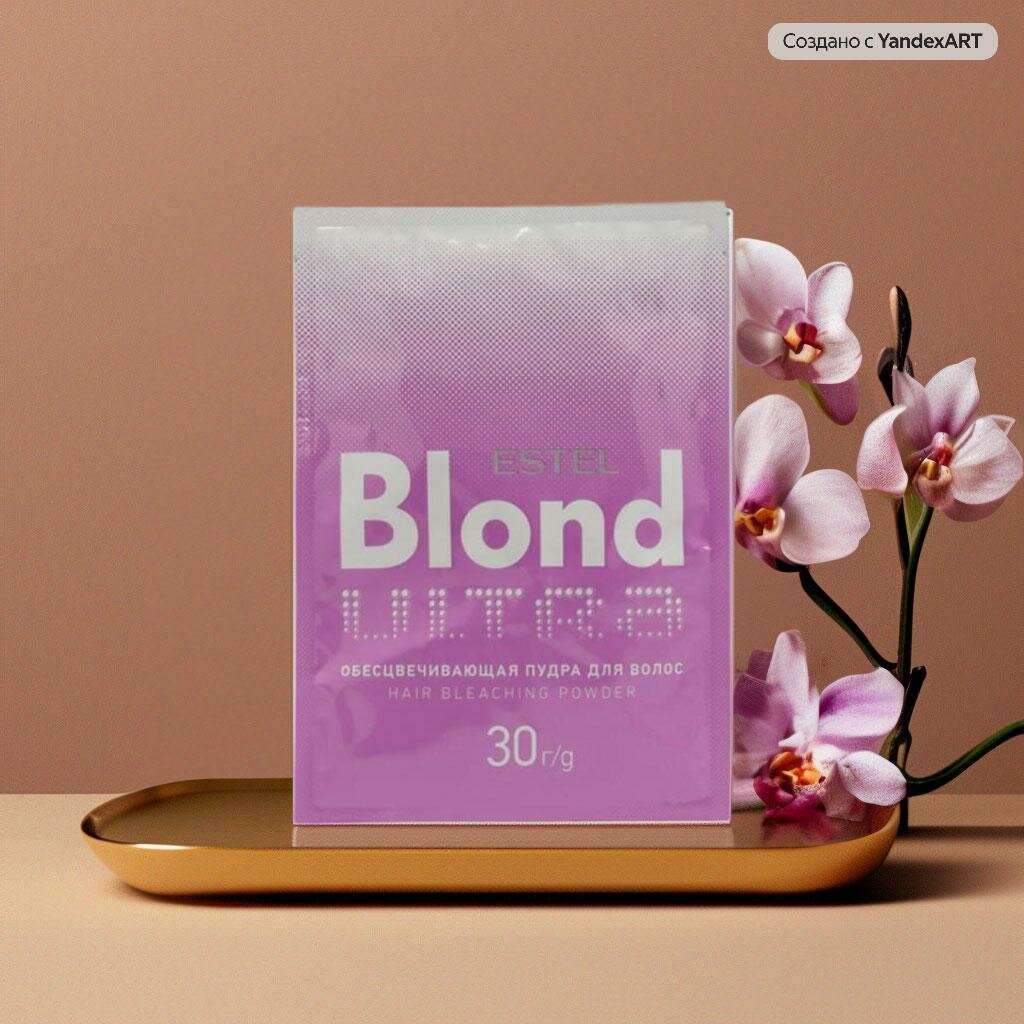 Пудра для волос Estel Ultra Blond обесцвечивающая 30г - фото №5