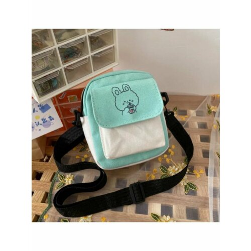 Сумка кросс-боди , бирюзовый