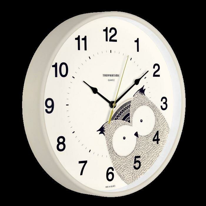 Часы настенные, серия: Интерьер, "Сова", d-30.5 см, плавный ход 9344340