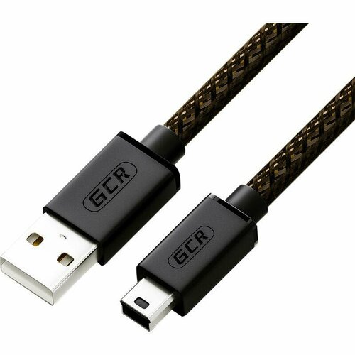 Кабель Greenconnect 2 м (GCR-50920) gcr кабель premium 1 0m usb 2 0 am bm белый нейлон 28 24 awg экран армированный морозостойкий