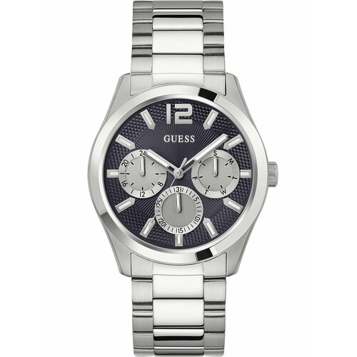 Наручные часы GUESS Dress GW0707G1, серебряный, черный мужские наручные часы guess w1041g3