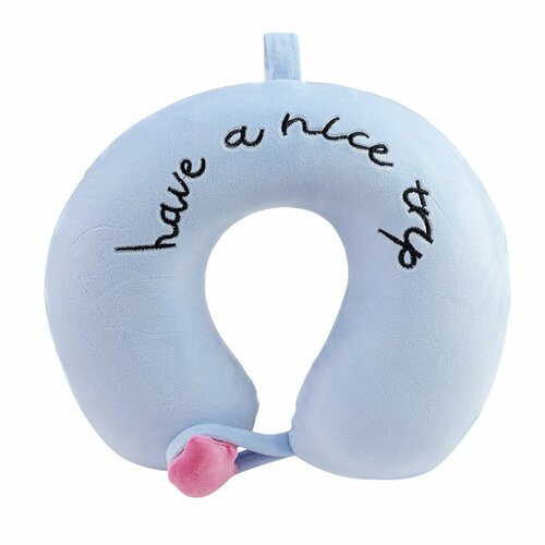 Подушка для шеи Kawaii Factory, 1 шт., голубой подушки для малыша baby nice отк подушка memory foam мишка