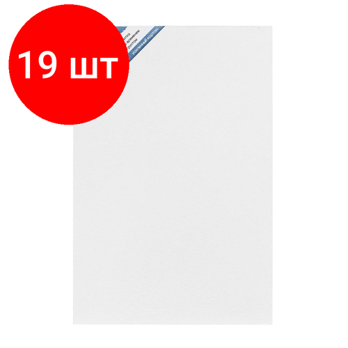 набор картон грунтованный односторонний 18х24 см 10 шт Комплект 19 штук, Картон грунтованный односторонний Малевичъ (20х30 см), 312030