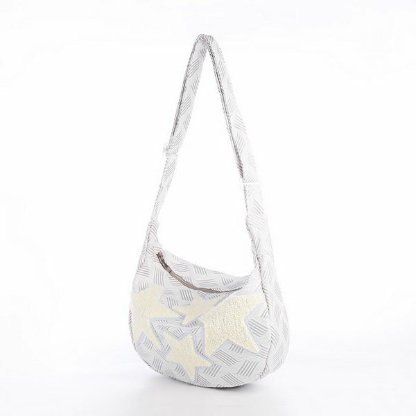 фото Сумка молодёжная на молнии, цвет серый