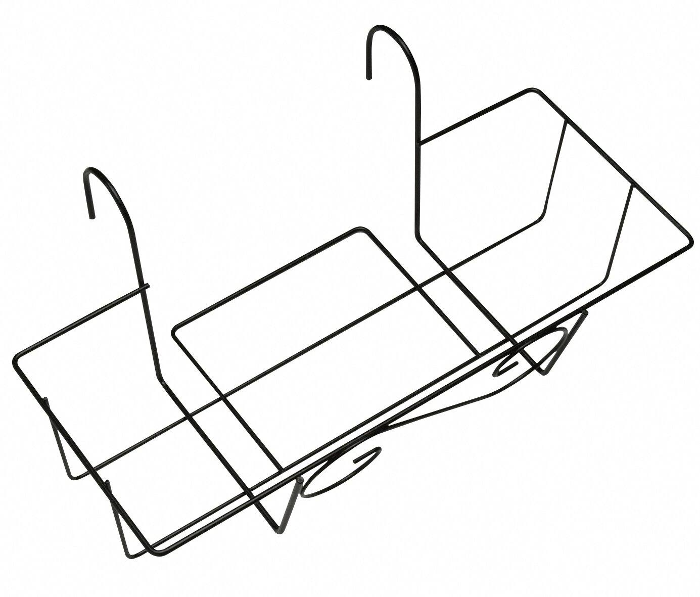 Кронштейн настенный для балконного ящика LUX-TOOLS 55 см антрацит