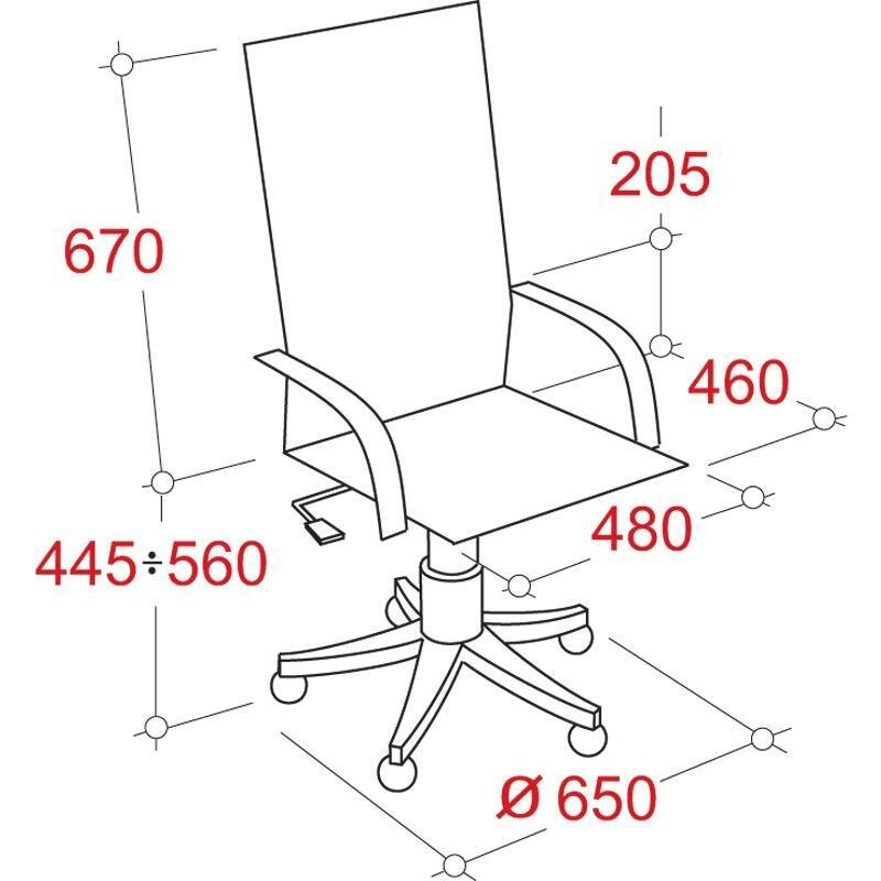 Компьютерное кресло TetChair Лидер офисное