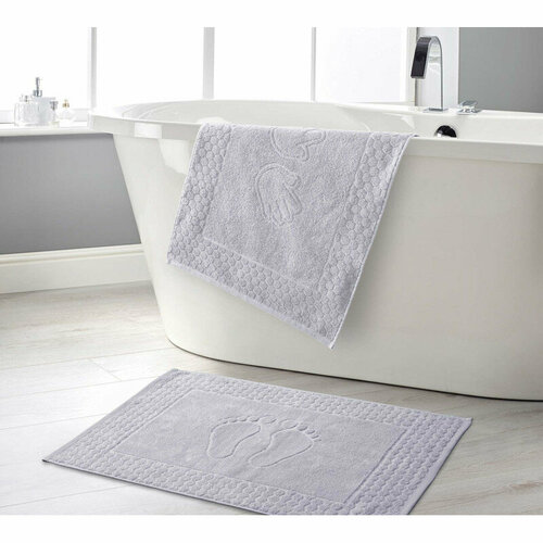 Полотенце 50х70 см махровое (Oqtosh Tekstil) Ножки платина