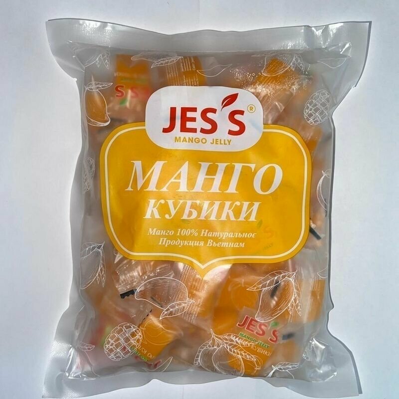 Jess кубики манго 100% натуральные 0,5 кг - фотография № 5