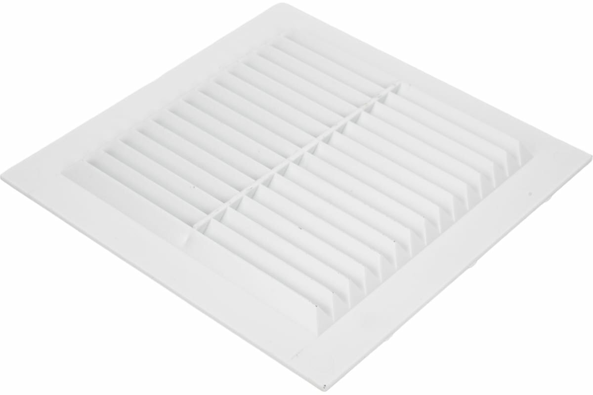 Решетка вентиляционная разъемная с москитной сеткой, белая, 183х253 - фотография № 6