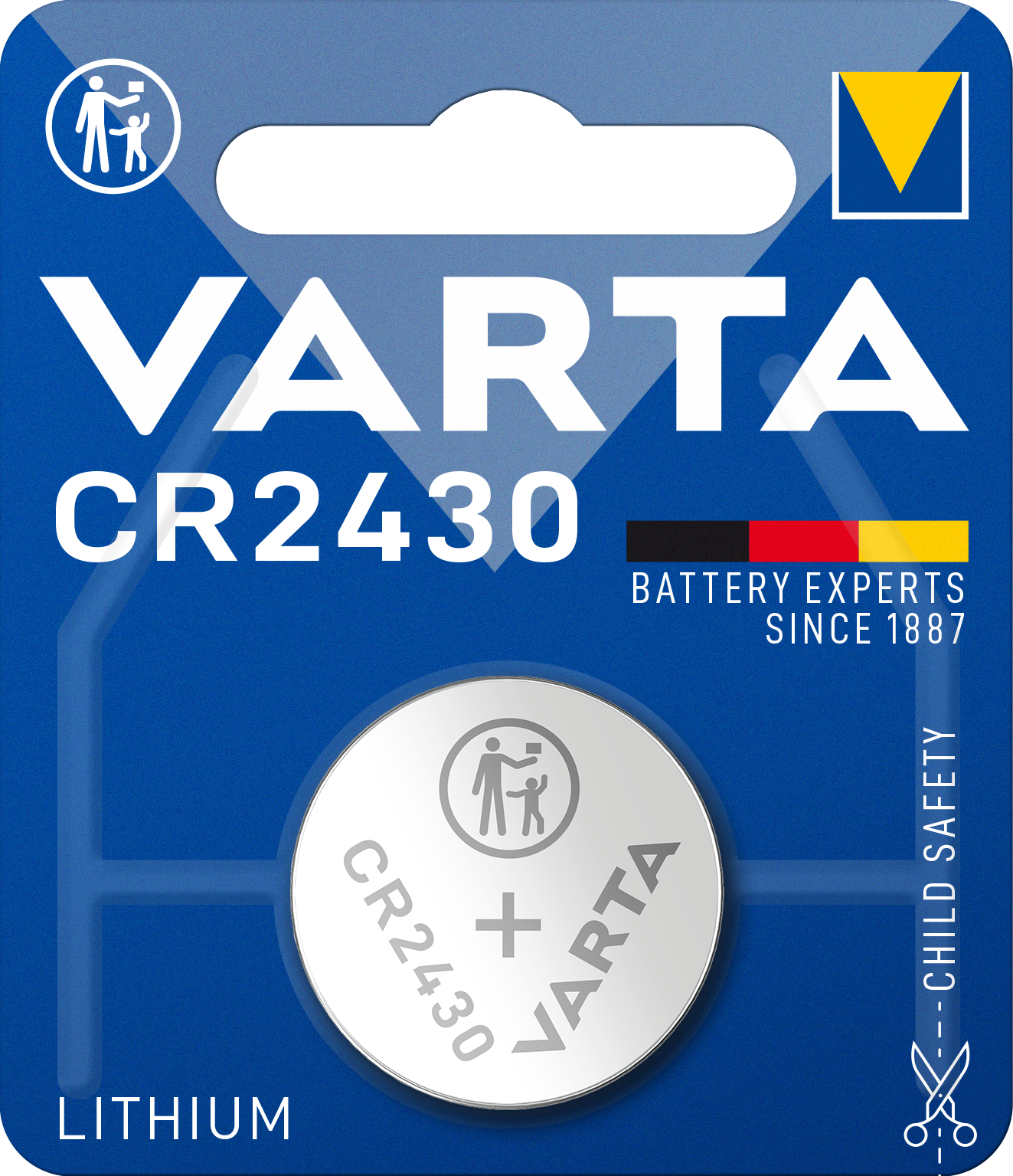 Батарейка CR2430 ELECTRONICS Lithium 3V - 1 шт.