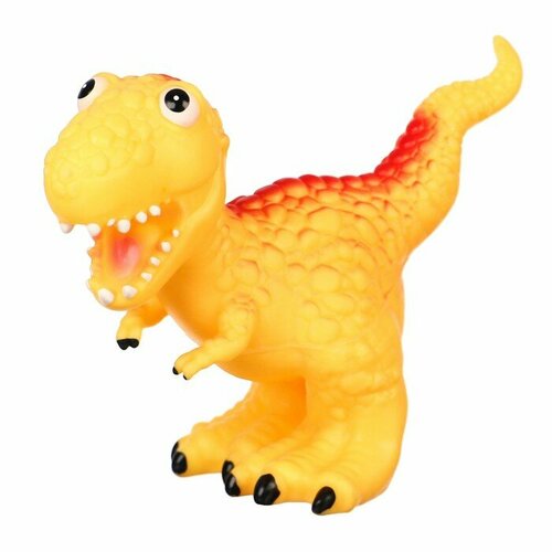 Игрушка для ванны «Динозавр: Тираннозавр», 22 см, с пищалкой, Крошка Я резиновая игрушка для ванны динозавр трицератопс 24 см с пищалкой крошка я