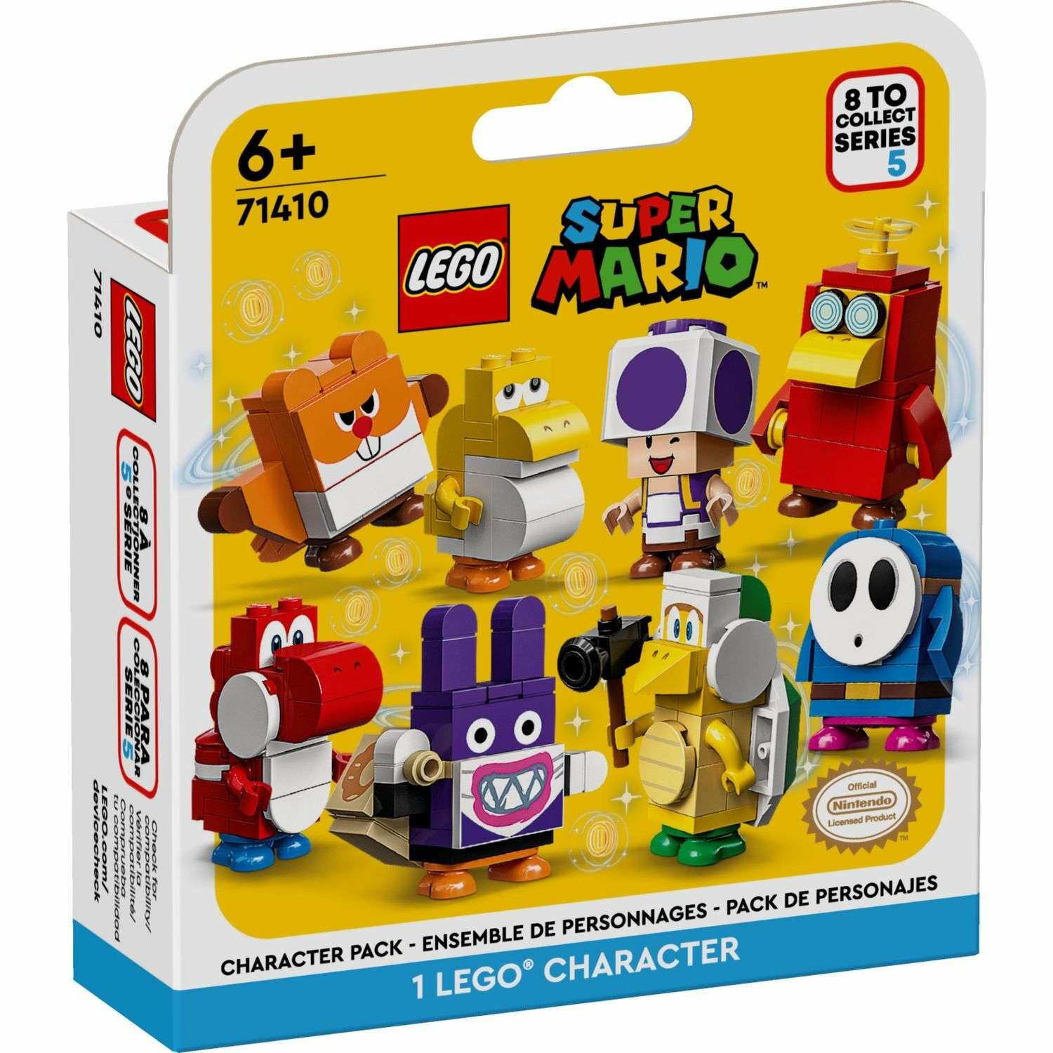 Конструктор LEGO Super Mario, Series 5, Character 71410 (одна случайная минифигурка)