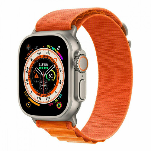 Часы Apple watch Ultra Orange Alpine Loop (M)