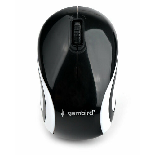 Мышь беспров. Gembird MUSW-610, 2.4ГГц, 1200 DPI, 3кн, черный мышь беспроводная gembird musw 550 черный