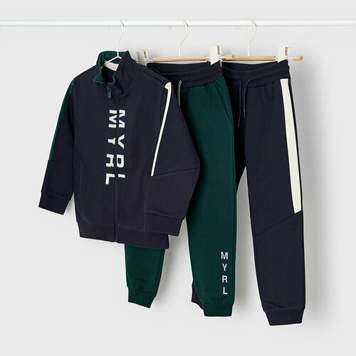 Комплект одежды Mayoral, размер 122 (7 лет), зеленый, синий