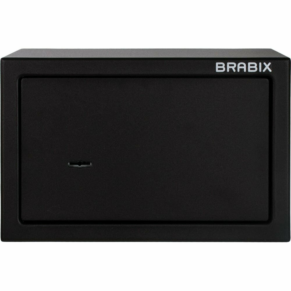 BRABIX Сейф офисный мебельный SF-200KL в200ш310г200мм ключевой замок черный 291144