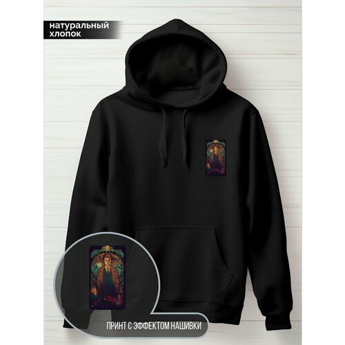 фото Худи hypnotica, размер 2xl, черный