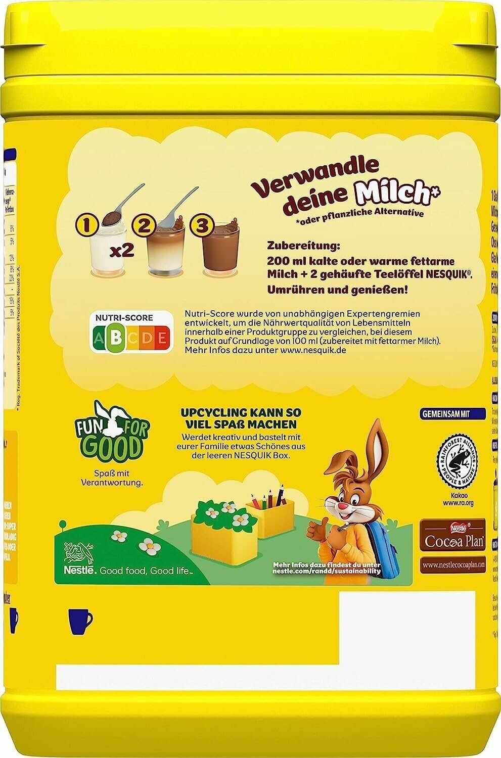 Какао Nesquik растворимое в банке, 900г — фото 1