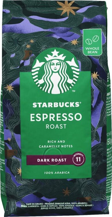 Кофе в зернах Starbucks Espresso Roast, 450 г 01/2025 (Из Финляндии)