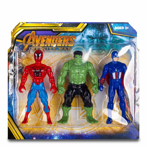 Фигурки/ Человек паук, Халк, Капитан Америка/ Высота 20см/игрушки