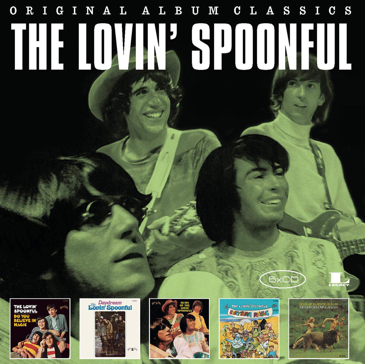 The Lovin' Spoonful - Original Album Classics (5CD) 2012 Papersleeves In Case Аудио диск