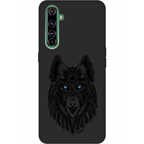 Матовый Soft Touch силиконовый чехол на realme X50 Pro, Рилми Х50 Про с 3D принтом Grand Wolf черный матовый soft touch силиконовый чехол на realme x50 pro рилми х50 про с 3d принтом patriot черный