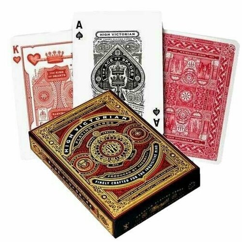 Карты игральные High Victorian red, 54 шт карты игральные high victorian red 54 шт