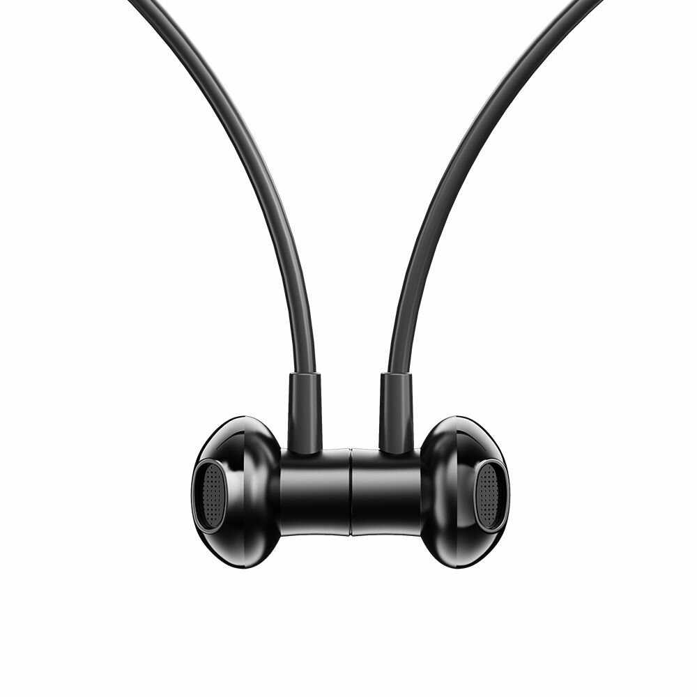 Беспроводные наушники с шейным шнурком Rock Y6 Wireless Sports Earphones черные