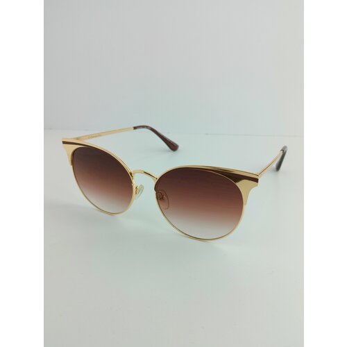 Солнцезащитные очки 11200-C2, золотой, коричневый солнцезащитные очки 11200 c2 коричневый золотой