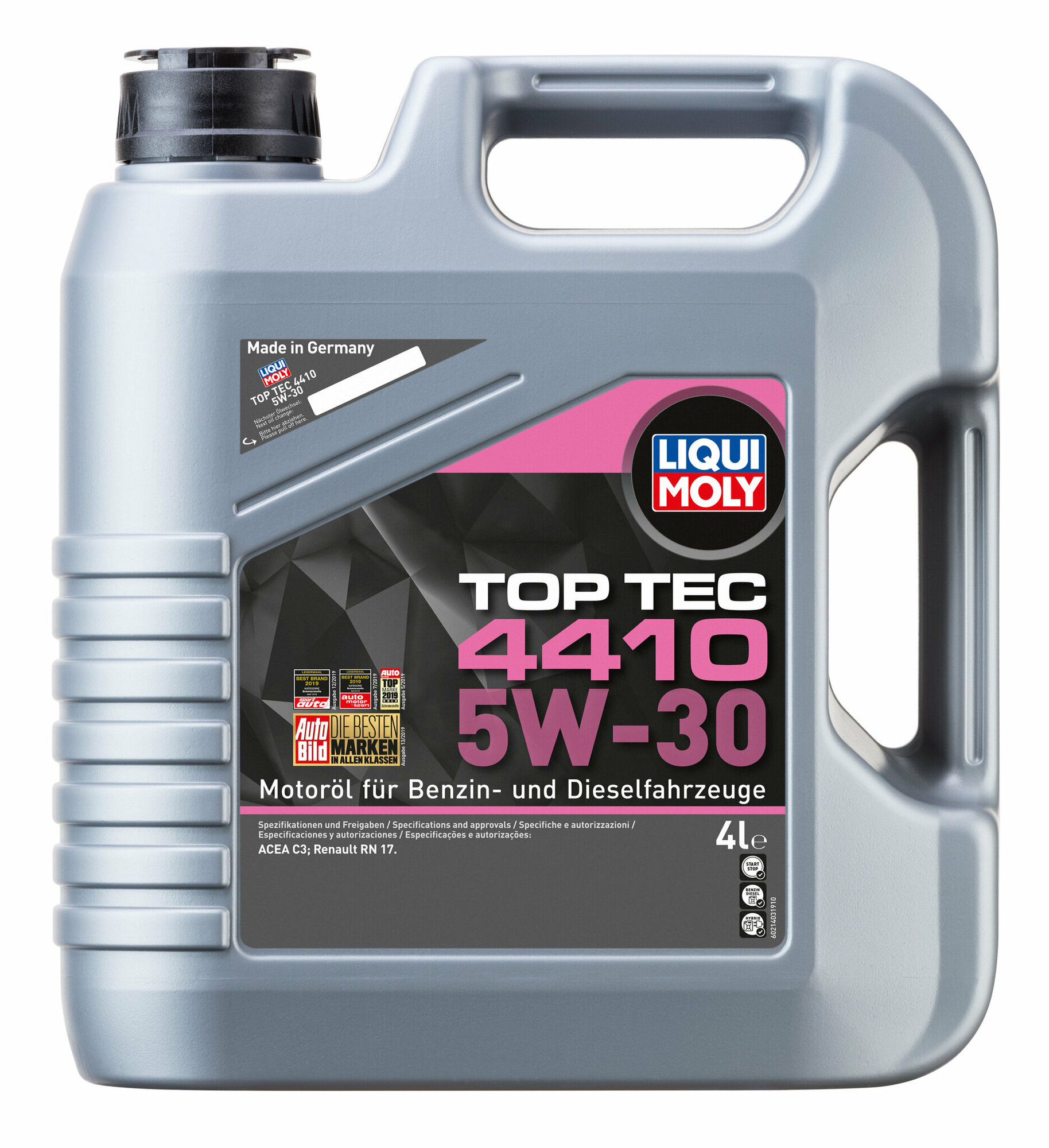 Моторное масло Liqui Moly Top Tec 4410 5W30 НС-синтетическое 4л