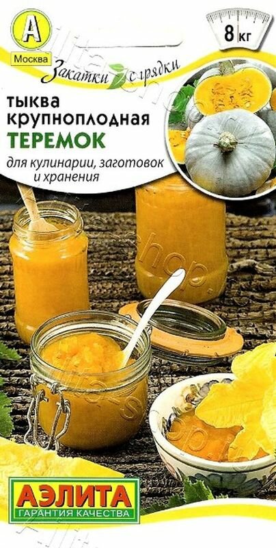 Семена Тыква Теремок крупноплодная Ср. (Аэлита) 2г Закатки с грядки