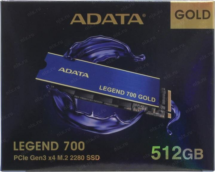 SSD жесткий диск M.2 2280 512GB SLEG-700G-512GCS-S48 ADATA - фото №5